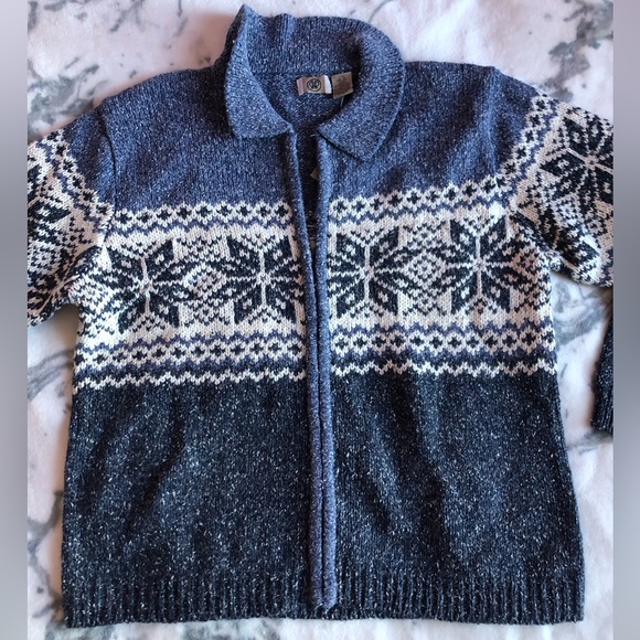 Vintage SEARS knit Zipup - Picture 1 of 4